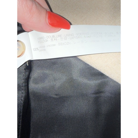 ZARA Womens Tan Double Breasted Blazer NWOT Classic Tailored Workwear Medium - Picture 4 of 5